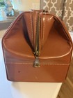 Vintage Doctor Physician House Call Medical Bag Large Brown Leather Pre-1950 s 