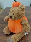 Jellycat Bartholomew Bear Pumpkin Nwt With Dust Bag - Fast Shipping