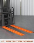 Forklift Fork Extensions Pair 4-4 5in Wide Forks 60-96in Heavy Duty Welded Steel