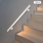 3 Pack Stainless Steel Stair Handrail Wall Mount 10ft Silver