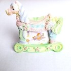 Baby Photo Frame By Linconshire Rocking Horse Design Pastel Colors Nursery Decor