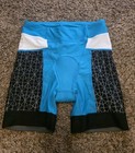 Tyr Competitor Tri Triathlon Short  Black   Blue Medium 