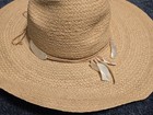 Vintage Helen Kaminski Australia 100  Raffia Straw Hat 17 