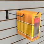 8  Slatwall Black Peg Hooks Slat Wall Retail Display