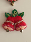 Vintage Paragon Handmade Felt Sequin Christmas Ornament Magnets