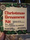Vintage Beaded Pinned Sequin 1983 Christmas Ornament Kit