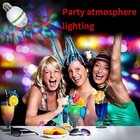Rgb Rotating Stage Light Bulb 3w E27 Crystal Effect Party Lamp