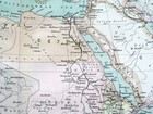 1908 Antique Political Map Of Africa British French German Colonies