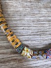 Mixed African Trade Bead Necklace Vintage Millefiori Venetian Glass Strand