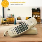 At t Trimline 210 Corded Home Phone  No Ac Power Required  Improved Easy-wall-mo