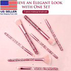 7pcs Pink Unicorn Makeup Brushes Set  Kit For Blush  Lip  Foundation  Eyebrow  L