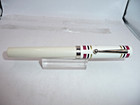 Sheaffer Vintage No-nonsense White Ball Pen--harvard Crest--new Old Stock