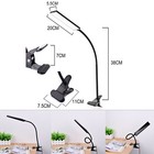 Clip-on Lamp Usb Desk Lamp Reading Table Lamp Led Dimmable Light Black Night
