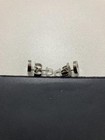 Tous Silver Earrings Stainless Plated Finish No Box