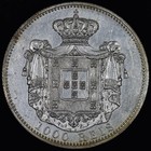 1899 Portugal 1000 Reis     Au Almost Unc Details     Silver Coin Brasil 38ao