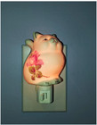 Porcelain 24k Cat Night Light