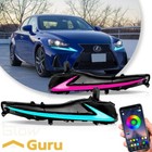 Led Rgb Headlights For Lexus Is350 Is300 Is200t 2017-2020 Daytime Running Lights