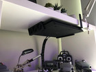 Sony Playstation 4 Ps4 Slim Under-desk Mount Brackets Shelf Console Holder Set