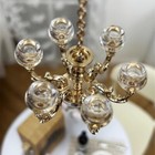 1 12 Scale Vintage 6 Heads Chandelier Crystal Not Bright Dollhouse Miniature Kit