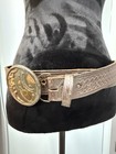 Vintage Brass Belt Buckle By Indiana Metal Craft Space Hippie 70s Spiritual