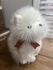 Ty  classic 2001 Macdougal Scottie Dog Plush Stuffed 12  White Fluffy Puppy