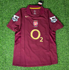 Arsenal 2005-06 Home Jersey - Short Sleeve Vintage Kit - Henry  14