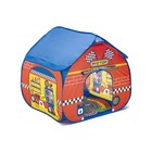 Pop It Up Pit Stop Play Tent With Race Mat For Indoor Use  Polyester 
