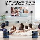  Surround Sound Systems Home Theater System - 800 Watts Peak Power 6 5  