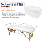 30pcs Disposable Fitted Massage Table Sheets  Heavy Duty Elastic Disposable Bed 