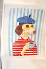 Needlepoint Canvas Dachshund Wiener Dog In Paris Bh Designs 18 Mesh Zweigart