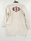 Macho Martial Arts Mens Jacket Size 5 190 Solid White Black Belt Club Stains