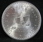 1979 T 4 Mo Mexico 1 Onza Large Size Silver Crown Ch Uncirculated World Coin 635