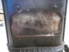 Antique Iron Kerosene Portable Lamp  Stove  Trivet Cast Iron Heater -untested