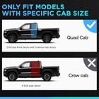 6 5  Running Board Nerf Bar Side Step For 09-18 Dodge Ram 1500 Quad extended Cab