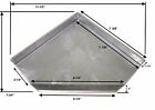 New 2 Boat Transom Corner Brackets Plus 2 Boat Handles Cast Aluminum Made In Usa