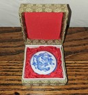 Vintage Chinese Stone Seal  chop    Porcelain Ink Box