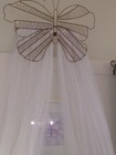 Pottery Barn Kids Butterfly Canopy Frame Holder New Hanging Gold 8904567