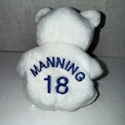 1999 Salvinos Bammers Peyton Manning Colts  18 White Beanie Baby Nwt