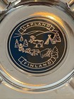 Vintage Souvenir Silver Plated Ashtray - Lapland  Finland