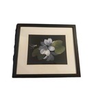 Two Framed Floral Themed Prints W  Frames