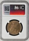 Great Britain Victoria 1875  Penny  Choice Uncirculated  Ngc Certified Ms63-bn