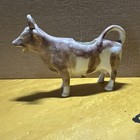 Brown   White Porcelain Cow Shaped Creamer Pitcher Milk Creamer Server  306 