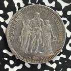 1875-a France 5 Francs Lot t8255 Large Silver Coin 