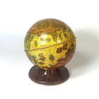 Vintage Ohio Art Tin Litho Globe Bank 4 5  W  Stopper  rare Old World Latin Map 