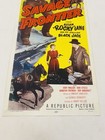 1953 Savage Frontier Orig Linen Backed 14x36 Movie Poster Rocky Lane Bob Steele