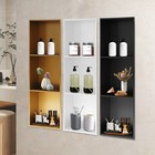 Recessed Shower Home Bath Storage Shelf Stainless Steel 3 Tiers Organizer Gift