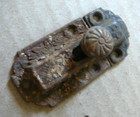 Antique Victorian Cast Iron Pie Safe Pantry Cabinet Spring Latch And Receiver  6