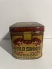 Rare Vintage Advertising Empty Gold Shore Tobacco Tin - See Pics   Details