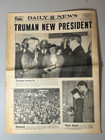 New York Daily News April 13  1945 Roosevelt Death World War Ii News