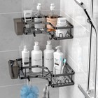 2 Pack Adhesive Shower Corner Organizer Shelves Bathroom Corner Shower Caddy New